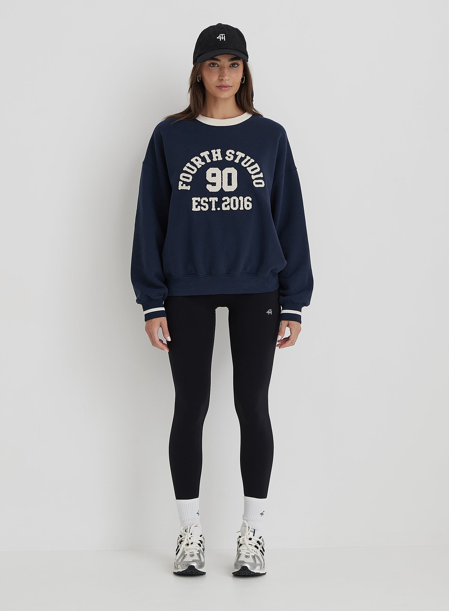 Navy Fourth Studio Relaxed Oversized Sweatshirt